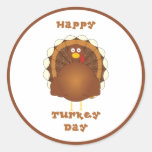 Acción de gracias feliz del día de Turquía Etiqueta