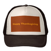 Acción de gracias feliz gorras