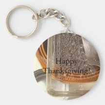 ¡Acción de gracias feliz! Llaveros Personalizados