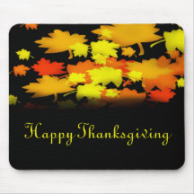 Acción de gracias feliz Mousepad Alfombrillas De Ratón