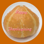 Acción de gracias feliz platos