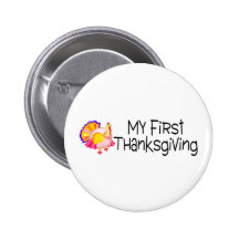Acción de gracias mi primera acción de gracias pin