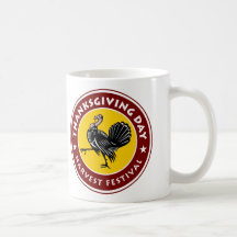 Acción de gracias taza de café