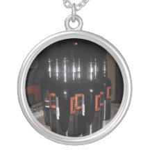 Acción del vino collar personalizado
