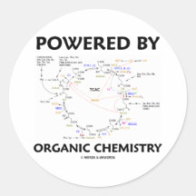 Accionado por la química orgánica (ciclo de Krebs) Pegatinas