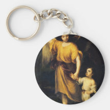 Aceite del ángel de guarda de Heiliger Schutzengel Llaveros Personalizados