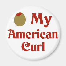 Aceituna (amor de I) mi rizo americano Imán