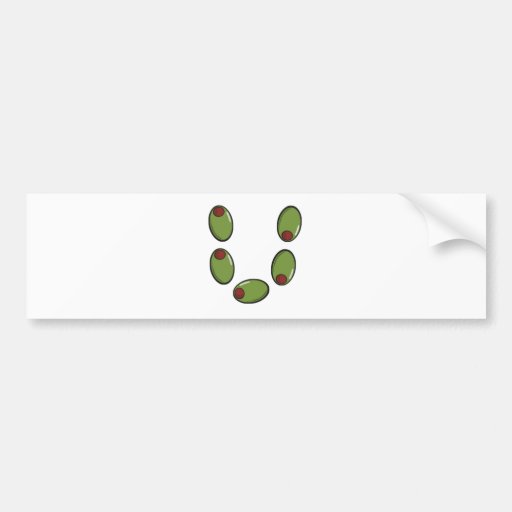 Aceituna u etiqueta de parachoque