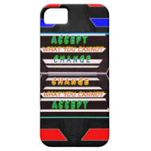Acepte el cambio - sea un agente del cambio iPhone 5 funda