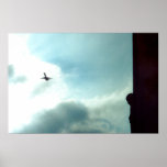 Acercamiento a la torre de agua de Washburn Posters