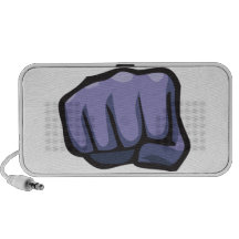 Acero azul altavoz de viaje