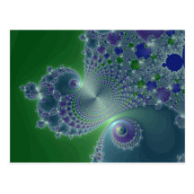 Acero azul - postal del fractal