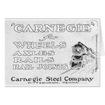 Acero de Carnegie para los carriles de las ruedas  Felicitacion