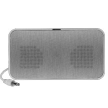Acero inoxidable de aluminio cepillado texturizado iPhone altavoz