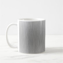 Acero inoxidable de aluminio cepillado texturizado tazas de café