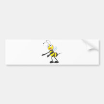 Acoger con satisfacción la abeja etiqueta de parachoque