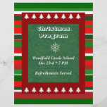 Acontecimiento adaptable: Programa del navidad Flyer A Todo Color