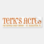 acres de los terks etiqueta de parachoque