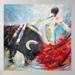 Acrílico 2010 de Toro de la impresión "02" - por M Impresiones