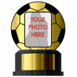 Acrílico de oro Sculptur del fútbol de la foto ada Escultura Fotográfica