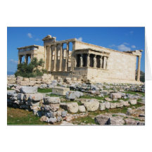 Acrópolis de Erechtheum - GRECIA Felicitación