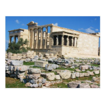 Acrópolis de Erechtheum - GRECIA Tarjeta Postal
