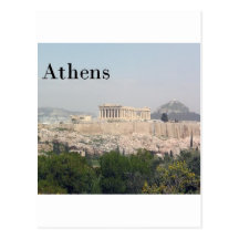 Acrópolis de Grecia Atenas Tarjetas Postales