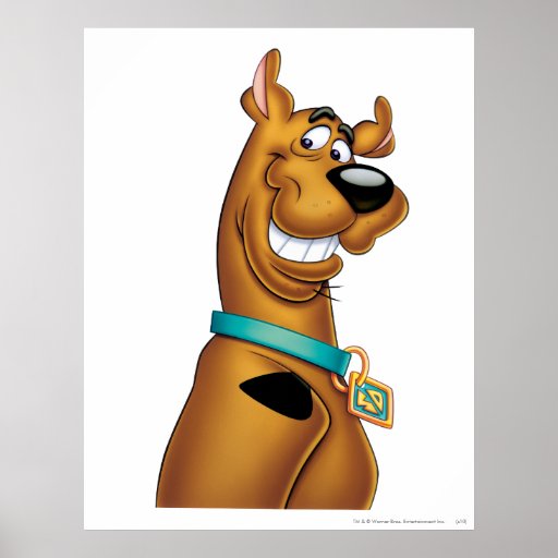 Actitud 22 del aerógrafo de Scooby Doo Poster