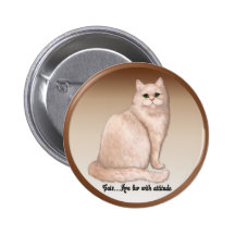 Actitud del gato pin