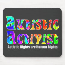Activista autístico (color) Mousepad Tapete De Raton