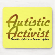 Activista autístico (oro) Mousepad Tapetes De Ratones