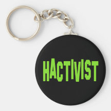 Activista del pirata informático de Hactivist Llavero
