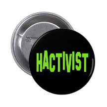 Activista del pirata informático de Hactivist Pin