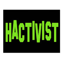 Activista del pirata informático de Hactivist Postal