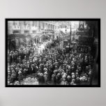 Actores que pegan en New York City 1919 Impresiones