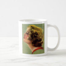 Actriz joven retra Miriam Hopkins de las mujeres d Taza De Café
