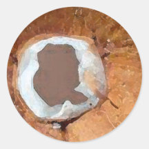 Acuarela del coco - pegatina