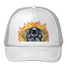 Acuarela del cuervo del aries gorro