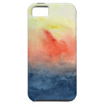 Acuarela del fuego bajo iPhone 5 Case-Mate coberturas