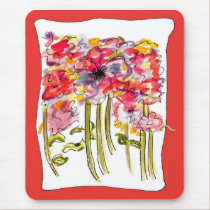 Acuarela floral Mousepad del Wildflower alfombrillas de raton 