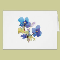 Acuarela Flowerst tarjetas