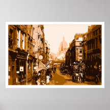 Acuarela Londres Fleet Street Ca 1890 Posters