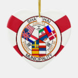 Acuerdo internacional de Shangai, China Adorno