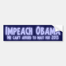 Acuse a Obama - Barack Obama anti Pegatina De Parachoque
