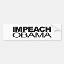 Acuse a Obama Pegatina De Parachoque