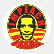 Acuse a Obama Pegatinas