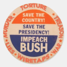 Acuse al pegatina de Bush