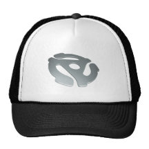 Adaptador de la plata 3D 45 RPM Gorras