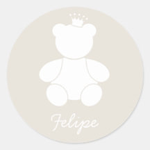 Adesivo Baby Urso Príncipe