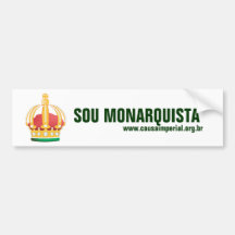 Adesivo Monarquia com coroa Imperial